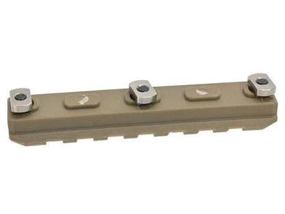 AresAmoeba 3.50" M-Lok Key Rail System (2pcs - ABS - AM-ML-R-005-DE - Tan)