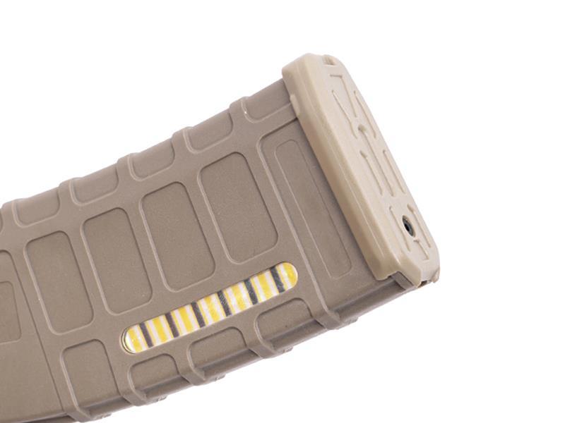 Battleaxe Polymer Enhanced Grip Magazine for M4 Series (Mid-Cap - 130 Rounds - Tan)