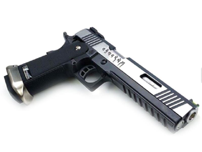 WE Custom Hi-Capa IREX GBB (6 Inch - Silver)