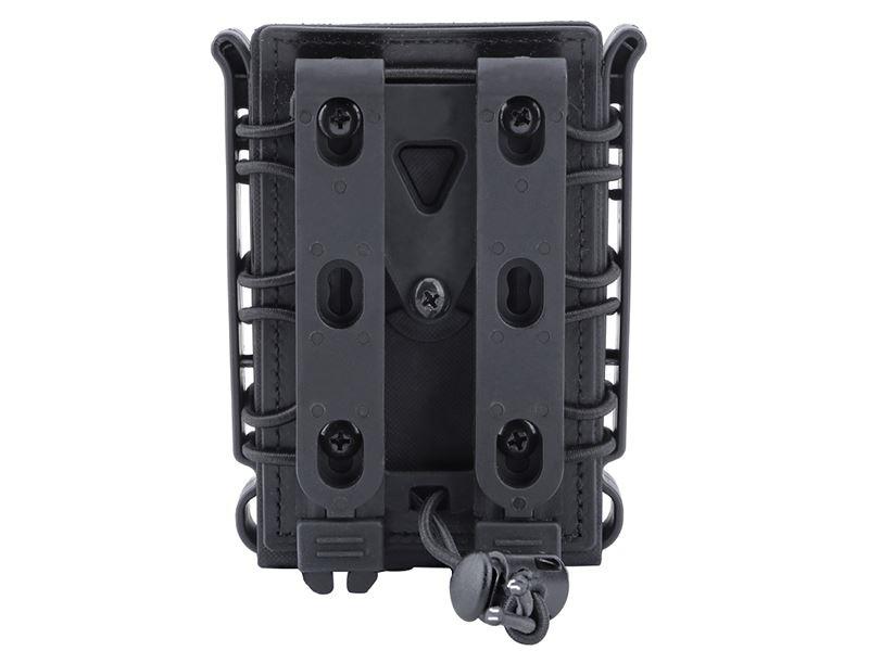 Big Foot M4/AK Fast Magazine Pouch (Polymer - Adjustable Elasticated Retention - Black)