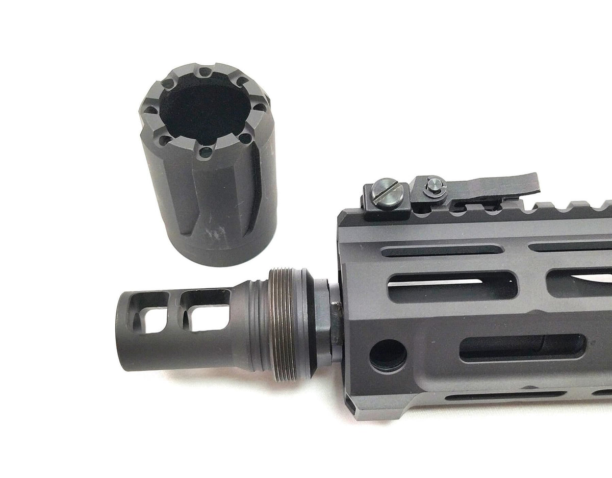 Rare Arms AR-15 7.5" Compact SBR Gas Blowback Rifle - Blast Shield - Black (S-AR-003A)
