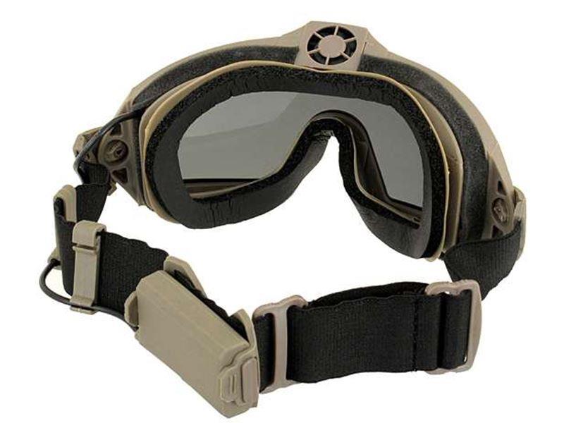 FMA LPG01 (Black) 12-2R Regulator Updated version with Fan Goggle (Tan) (TB1029-DE)