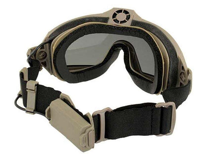 FMA LPG01 (Black) 12-2R Regulator Updated version with Fan Goggle (Tan) (TB1029-DE)