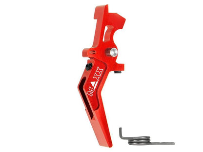Maxx Model CNC Aluminum Advanced Speed Trigger (Style A) (Red)