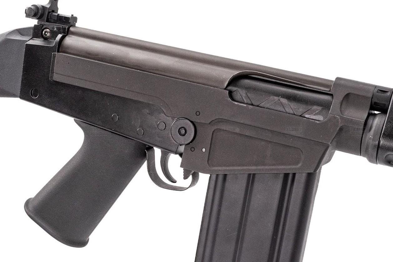 King Arms KA-AG-02 FAL Full-Length Electric Airsoft Rifle (AEG) - Black