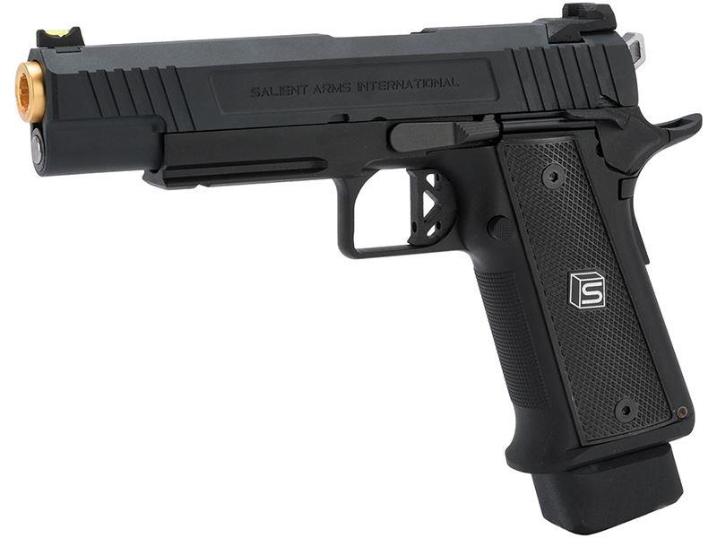 Salient Arms International by EMG 2011 DS 5.1 Gas Pistol (Gold Barrel - Black - 5.1)