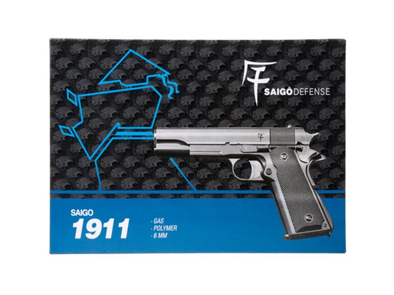 Saigo Defense 1911 Gas Pistol (Non-Blowback - Polymer - Black)