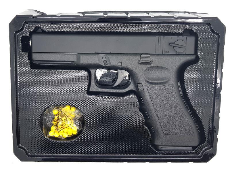 Golden Hawk 17 Series Pistol (1:1 Scale - Full Metal Slide - Black)