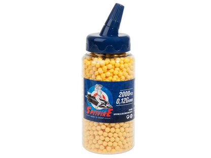 Spitfire 0.12g BB Pellets (Bottle - 2000 Rounds - Yellow)