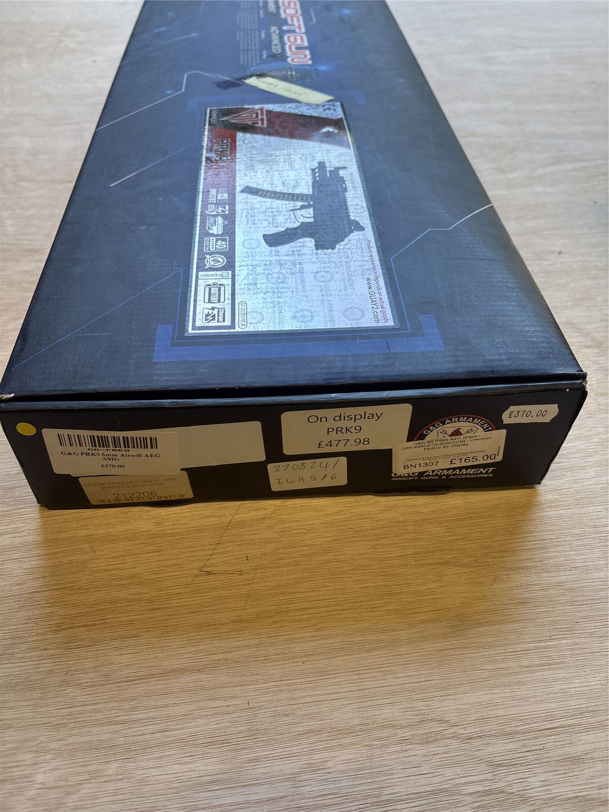 [Boneyard] G&G AK PRK9 AEG (Black - GRK-9MM-ETU-BNB-NCM) - Unknown Fault or Ex. Display
