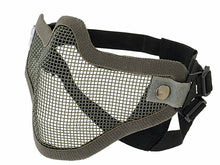 ACM V1 Strike Steel Half Face Mask (Two Belt Version - Grey)