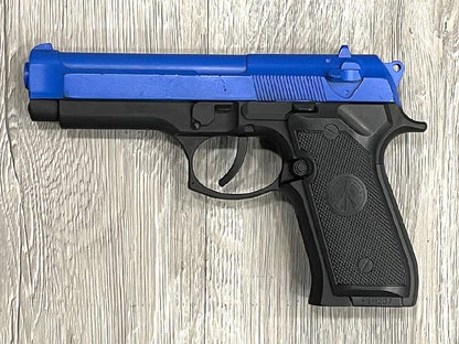 HFC Co2 Pistol M9 (Full Metal - Black - Top Slide Blue)