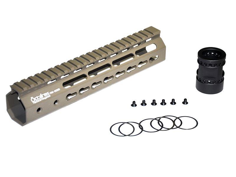 Ares Octa Arms 9" Keymod System Handguard Set (Tan) (KM-005S-DE)