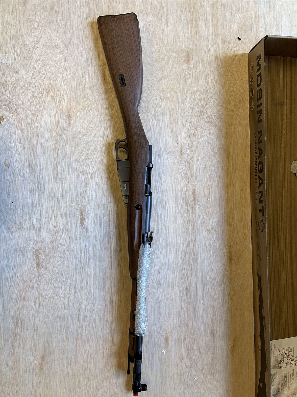 [Boneyard] Win Gun Mosin-Nagant M44 Overlord Sniper Rifle (Co2 Powered - Faux Wood - Bayonet Included) - Unknown Fault or Ex. Display
