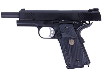 WE 1911 MEU Black Gas Blowback Pistol (Full Metal)