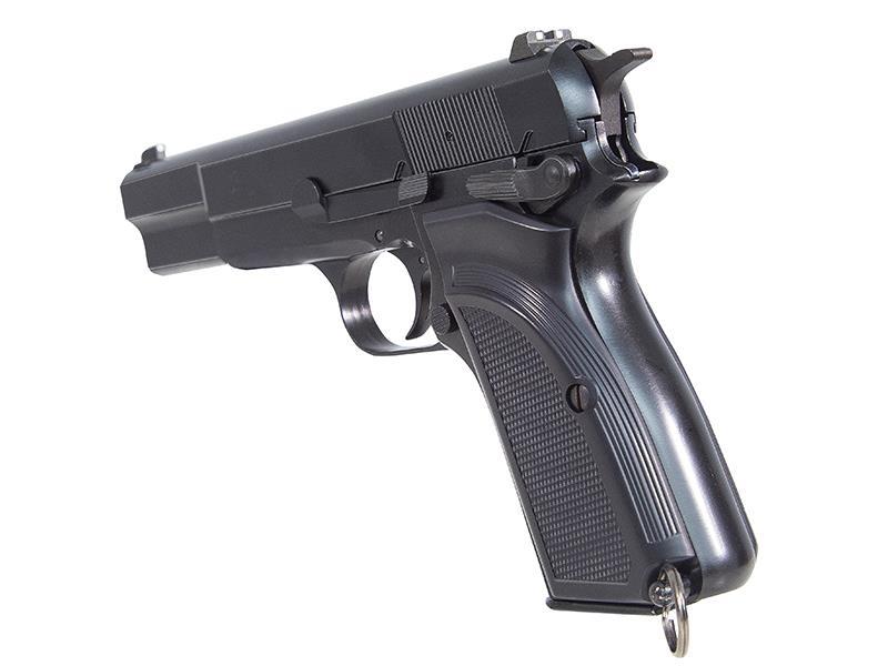 WE Hi-Power Browning MK3 Gas Blowback Pistol (Black)