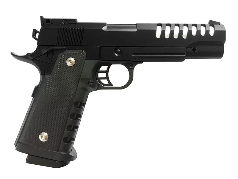 Vigor 4.3 Ported Spring Pistol (Full Metal - Black - V16)