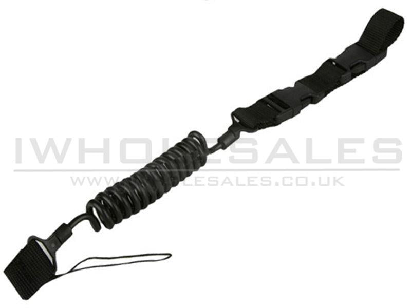 ACM Tactical Pistol Retention Lanyard (Black)