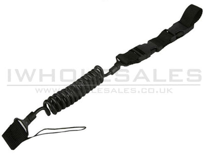 ACM Tactical Pistol Retention Lanyard (Black)