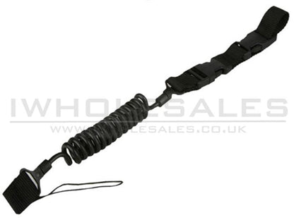 ACM Tactical Pistol Retention Lanyard (Black)
