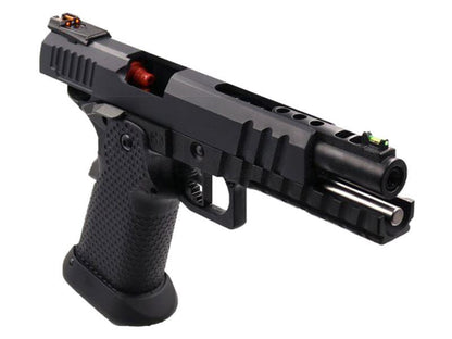 Armorer Works Custom Black Ace Hi-Capa GBBP (Black Slide - Black Barrel -  AW-HX2033)