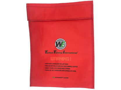 WE Battery/Lipo/Life Charging Safety Bag (Red)