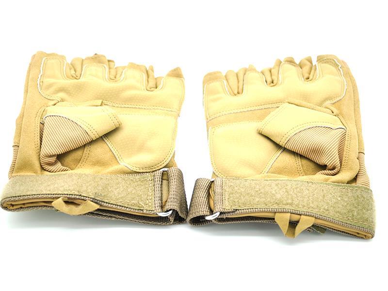 ACM Fingerless Gloves With Nuckle Protection (C:XL/E:L - Tan)