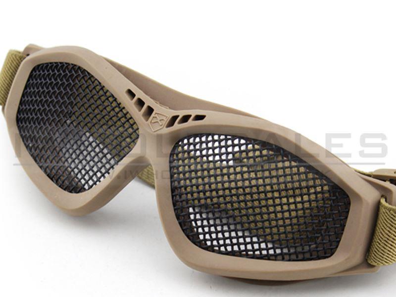 Big Foot V2 Mesh Glasses (Tan)