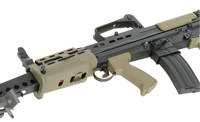 ICS L86A2 LSW AEG Light Support Weapon - Black - GEN.2 FET System/QD Spring (ICS-86NU)