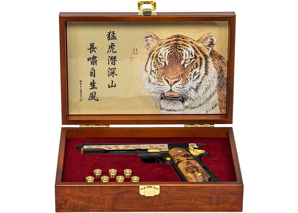 G&G PISTOL GBB GPM1911 YEAR OF TIGER (GAS-M45-TGR-BBB-ECM)