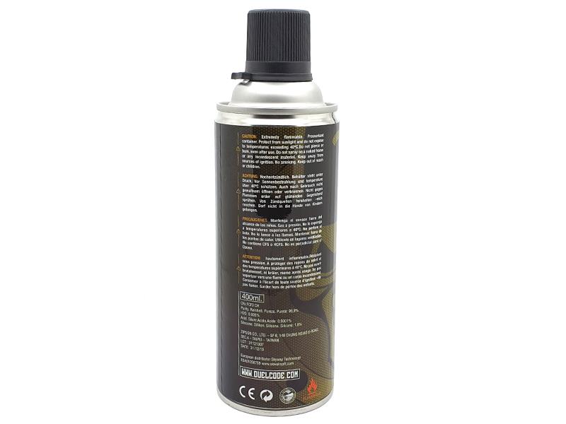 [Illegal to sell in the UK - Discontinued] Duel Code Airsoft 134a Gas (400ml)