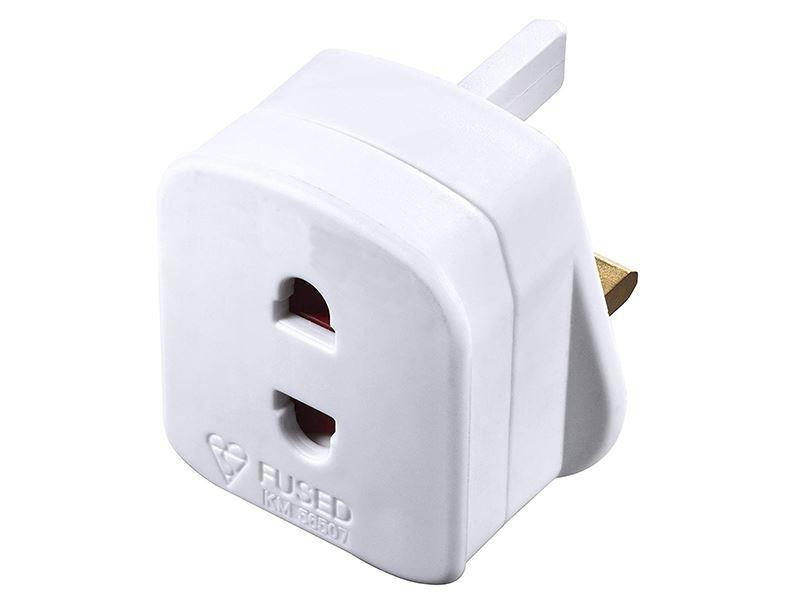 ACM EU 2 Pin to UK 3 Pin Plug (With Fuse)