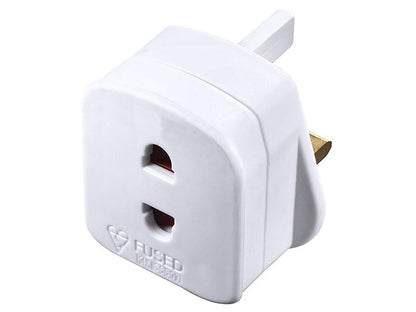 ACM EU 2 Pin to UK 3 Pin Plug (With Fuse)