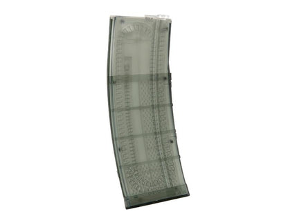 Battleaxe M4 Mid-Capa Magazine (200 Rounds - Transparent - 002-2B-2-T)