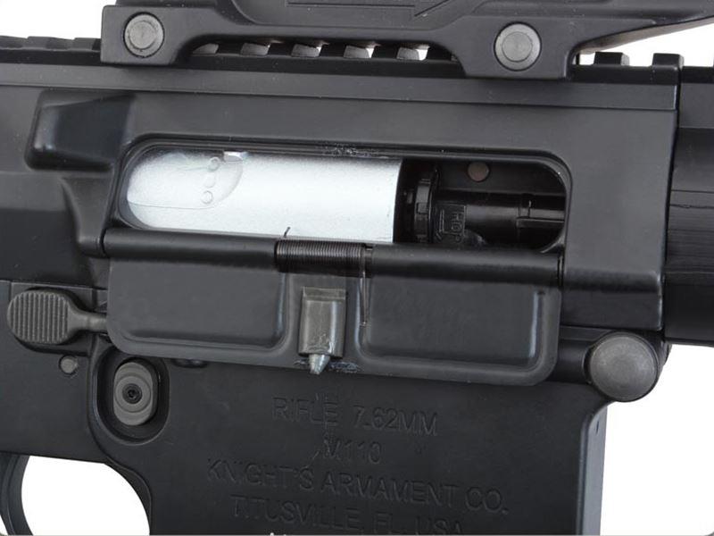 Ares - SR-004E SR25 Carbine (Locked to semi EFCC) DMR AEG (with Scope Mounts) (ARES-SR-004E)(Black)(400fps)