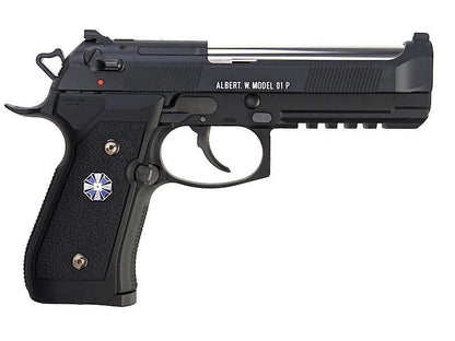 Tokyo Marui M92 Biohazard Albert W. Model 01P Gas Blowback Pistol (Black)