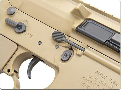 Ares - KNIGHTS SR25 Carbine (locked to semi EFCC) DMR AEG (Tan) (ARES-SR-005E)(400 fps)