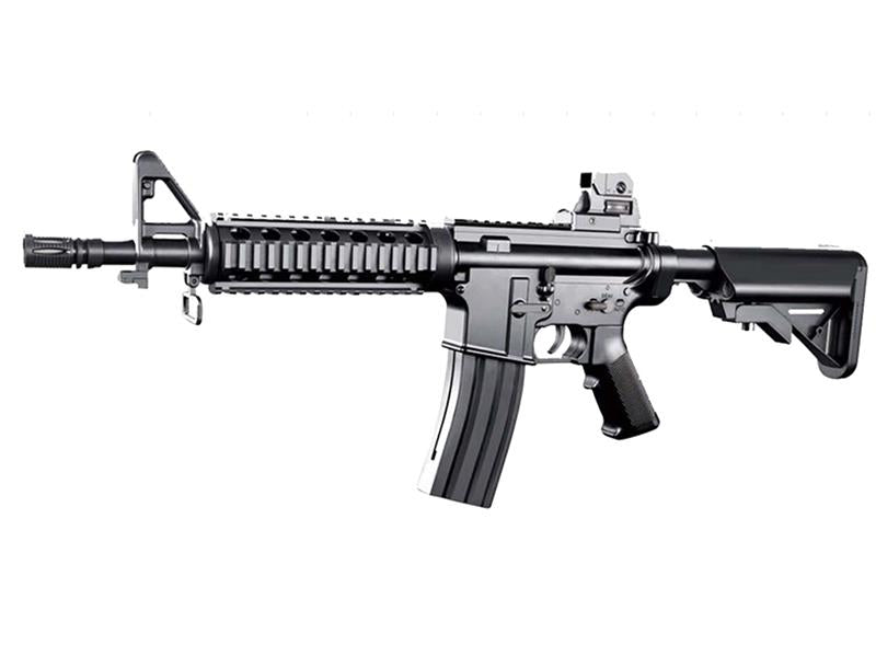 ACM M4 RIS Spring Rifle and 17 Series Spring Pistol (Duel Pack - Black)