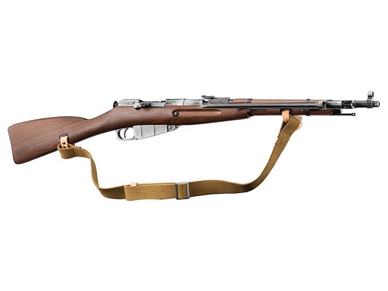 Win Gun Mosin-Nagant M44 Overlord Sniper Rifle (Co2 Powered - Faux Wood Weathered Finish - Bayonet Included)