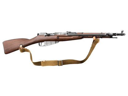 Win Gun Mosin-Nagant M44 Overlord Sniper Rifle (Co2 Powered - Faux Wood Weathered Finish - Bayonet Included)