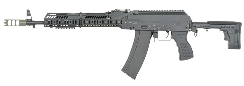 Cyma Platinum AK74 Tactical AEG Rifle with Eshooter ETU GEN-2 (Black - CM113A)