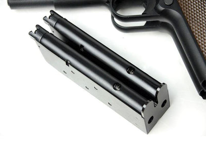 WE 1911 Double Barrel GasBB Pistol (Ful Metal - Black)