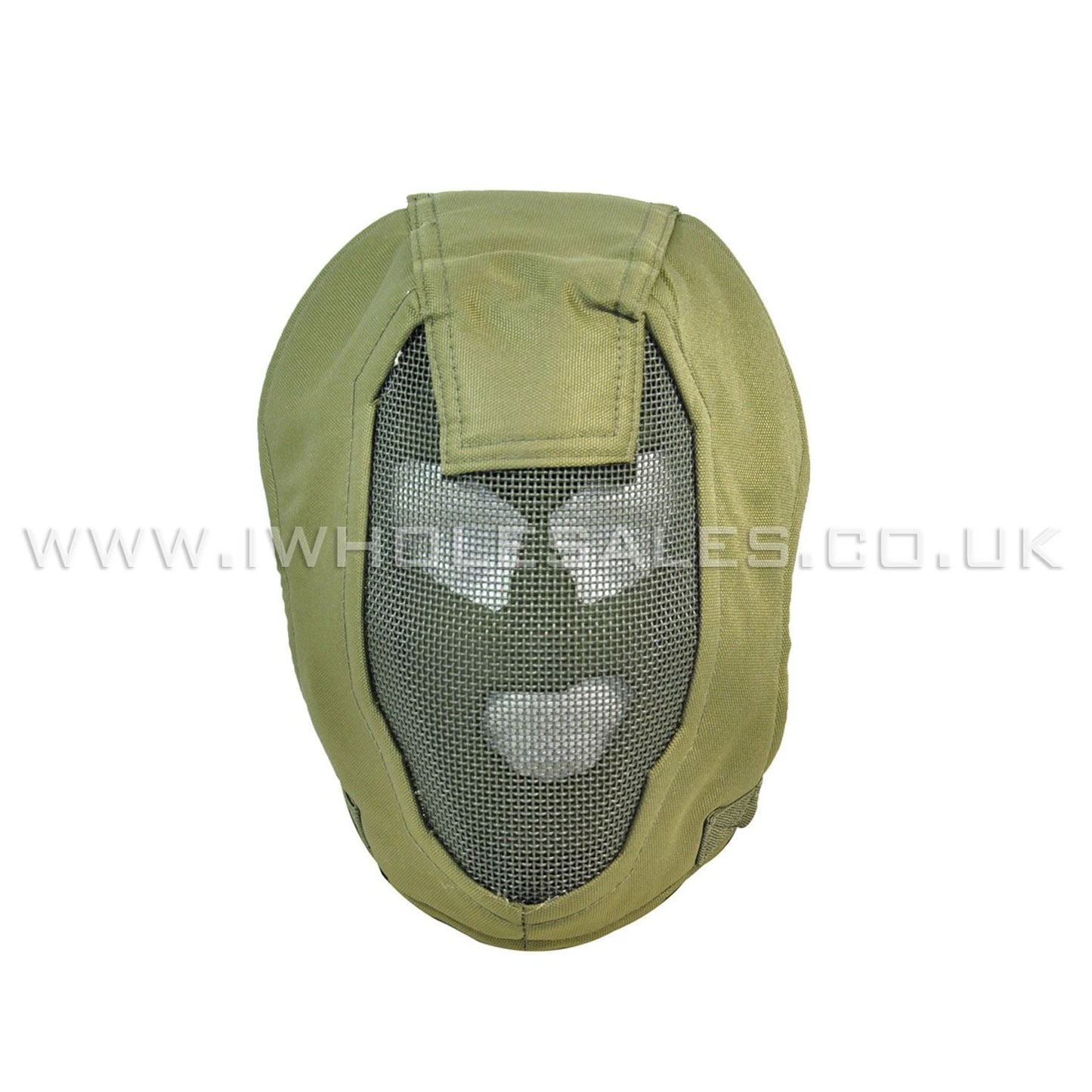 Full Face Mesh Bear Mask (Fencing Mask) Green