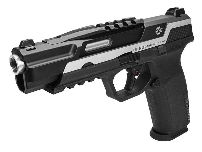 G&G Piranha TR Gas Blowback Airsoft Pistol (Black/Duel Tone - GAS-PRN-TOR-SBB-UCM)
