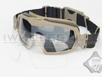 FMA LPG01 (Black) 12-2R Regulator Updated version with Fan Goggle (Tan) (TB1029-DE)