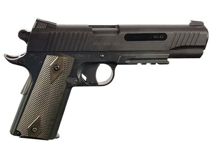 Colt 1911 (Rail) Co2 Pistol (Black - Fixed Metal Slide - Cybergun - 180314)