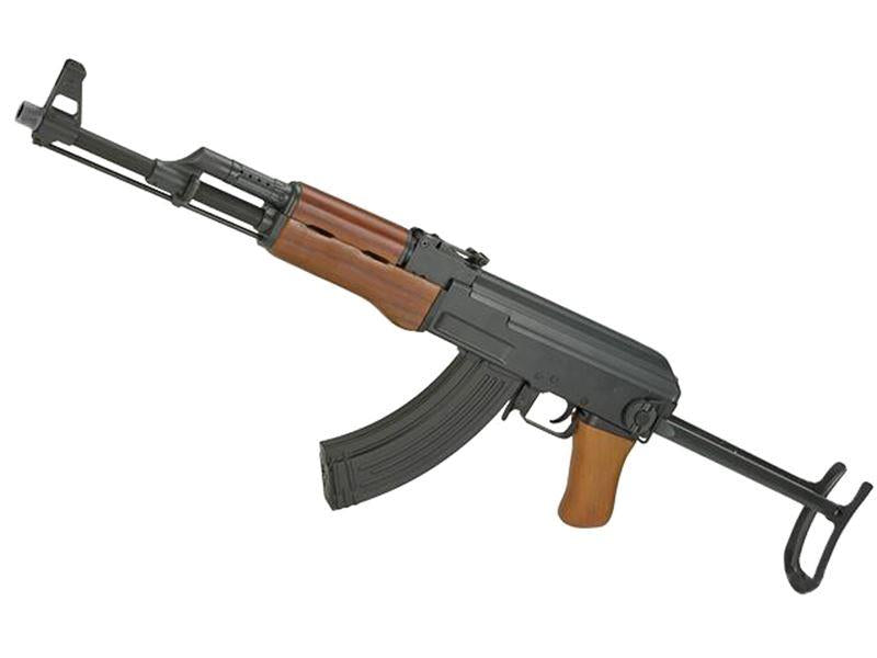 Cyma AK47-S AEG Rifle with Folding Stock (Real Wood - CM042S - Semi Only)
