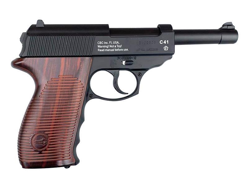 Borner 4.5mm/.177 P38 Air Pistol (Metal - Black - C41)
