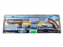Mossberg M590 Spring Shotgun with Mock Scope, Flash Light, 2 Mags. and 500 BB's (Short - Clear - Cybergun - RT270755)
