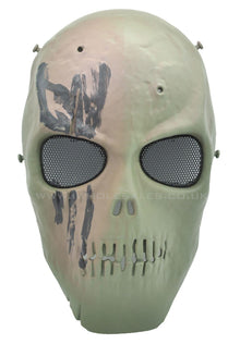 Full Fask Skull Mask (Scar) with Mesh Eye Protection